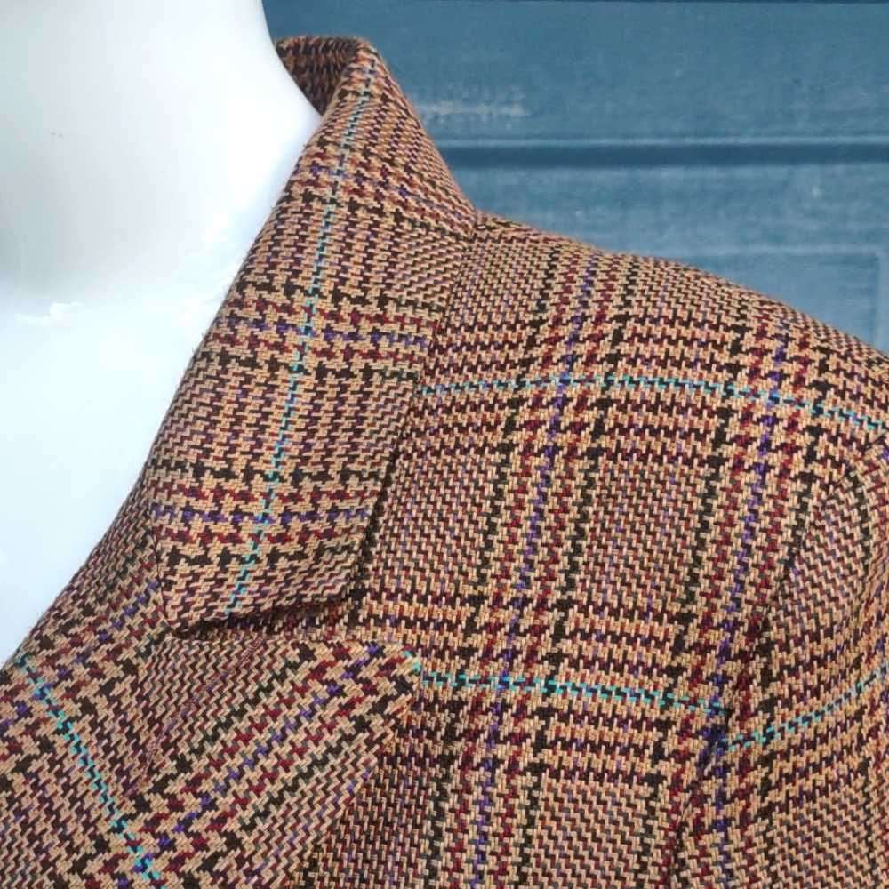 Forenza Brown Plaid Blazer
